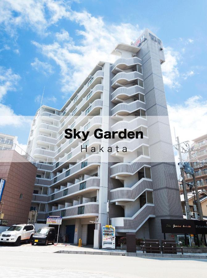 Sky Garden Hakata Aparthotel Fukuoka  Bagian luar foto